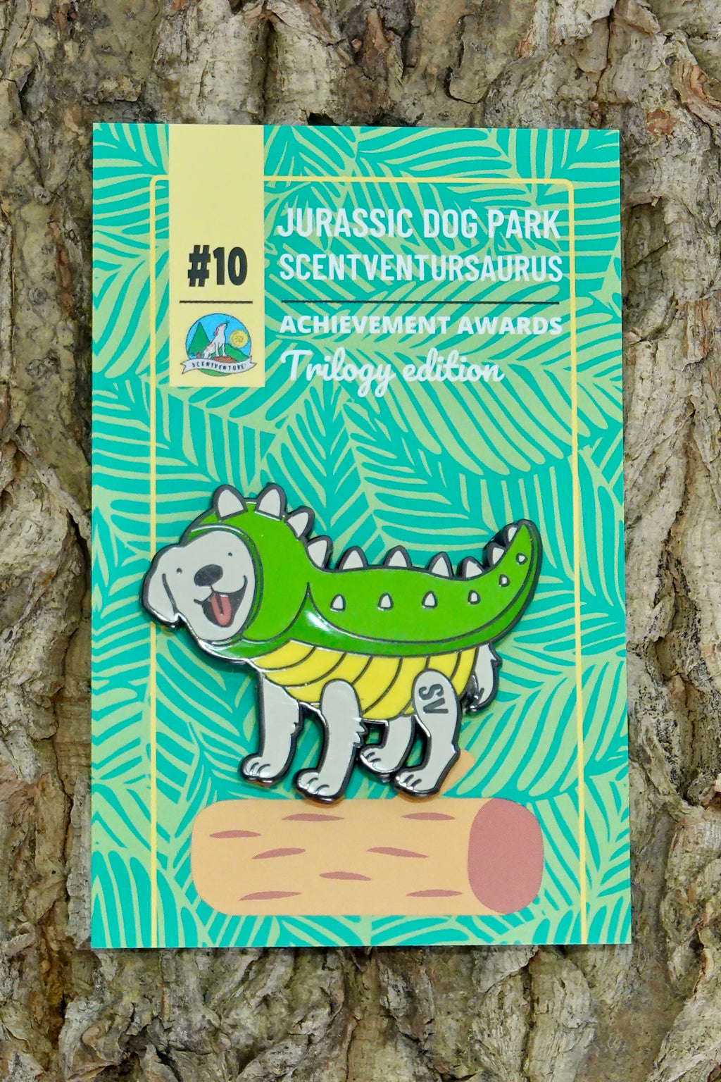 10. Jurassic Dog Park Scentventursaurus Badge